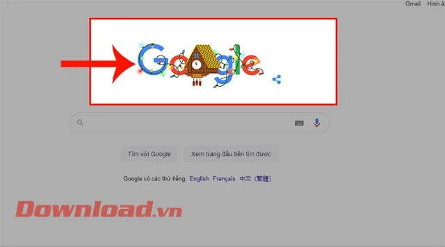 Petunjuk meluncurkan kembang api Selamat Tahun Baru di Google