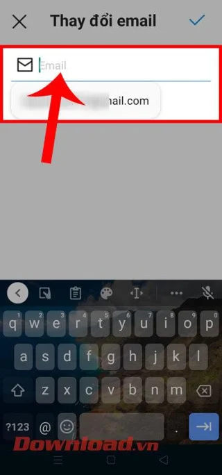 Instruções para alterar o endereço de e-mail no Instagram
