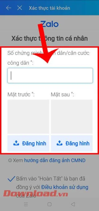 Petunjuk untuk mengautentikasi akun Zalo Anda sangat sederhana