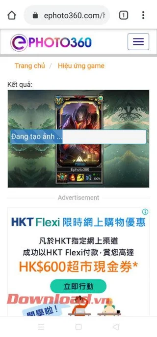 Instruções para criar um avatar com quadro de desafio de League of Legends