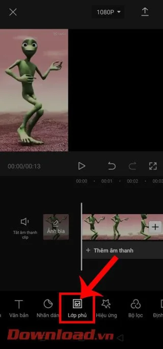 Petunjuk menggabungkan 2 video yang berjalan paralel di CapCut
