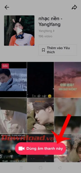 Petunjuk penggunaan musik latar TikTok dari video lain