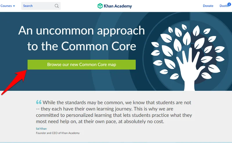 Khan Academy&nbsp;: Comment trouver des devoirs pour les étudiants