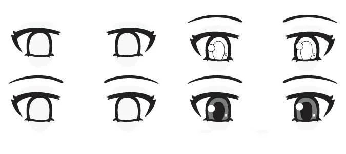 A maneira mais simples de desenhar olhos de anime