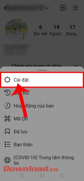 Instruções para alterar o endereço de e-mail no Instagram