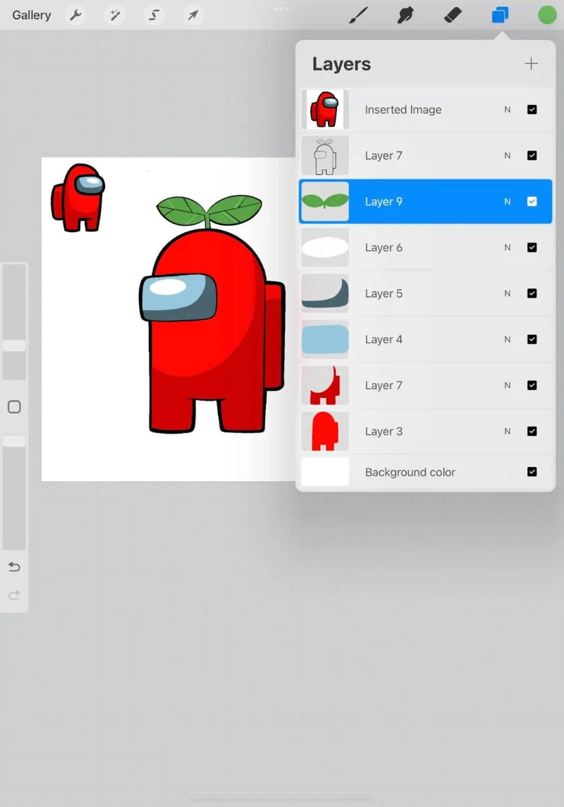 Instruções para usar o Procreate para iniciantes