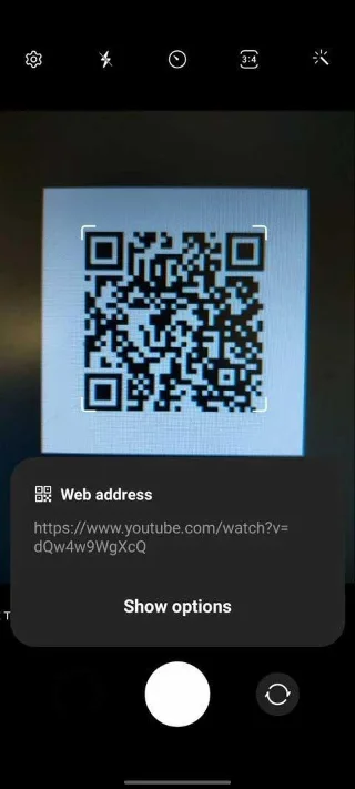Como escanear códigos QR em telefones Samsung Galaxy