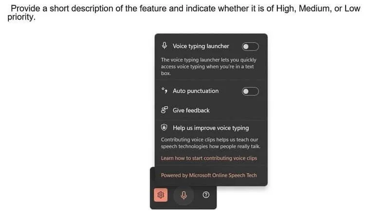Instrucciones para ingresar texto por voz en Windows 11