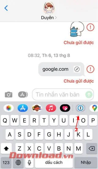 Instrucciones para dibujar en el teclado del iPhone con la función QuickPath