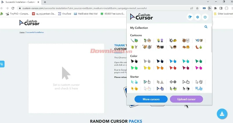 Cara mengubah kursor di Google Chrome