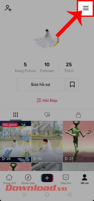 Petunjuk untuk mematikan penyimpanan video di TikTok sangat sederhana