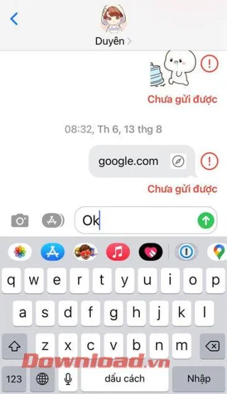 Instrucciones para dibujar en el teclado del iPhone con la función QuickPath