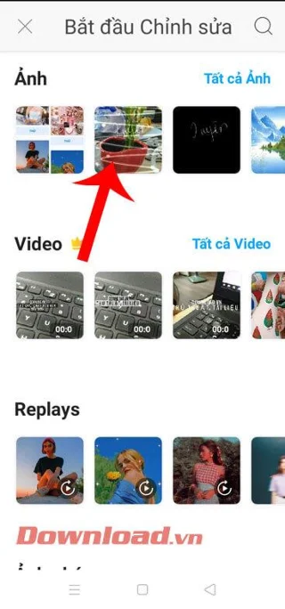 Petunjuk membuat efek gambar cermin di Picsart