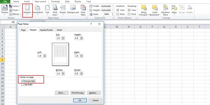 Cara memperbaiki kesalahan pencetakan halaman kosong di Microsoft Excel