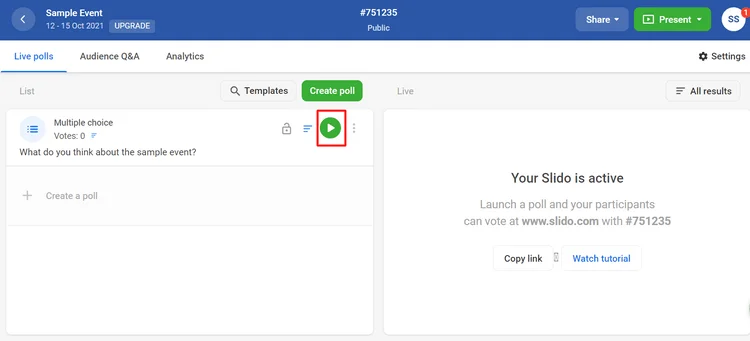Comment ajouter un vote et des questions-réponses dans PowerPoint à l'aide de Slido