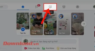 Petunjuk untuk menemukan video yang disimpan di Facebook