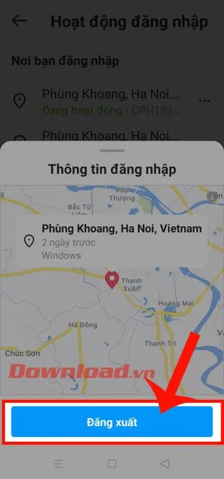 Petunjuk untuk keluar dari akun Instagram dari jarak jauh