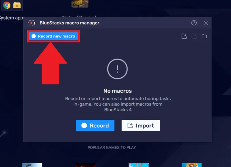 Cara menggunakan pengurus makro pada BlueStacks 5