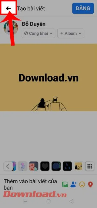 Petunjuk untuk membuat dan mencari draf postingan di Facebook