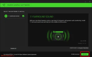 دستورالعمل شبیه سازی صدای 7.1 برای هدفون با Razer Surround