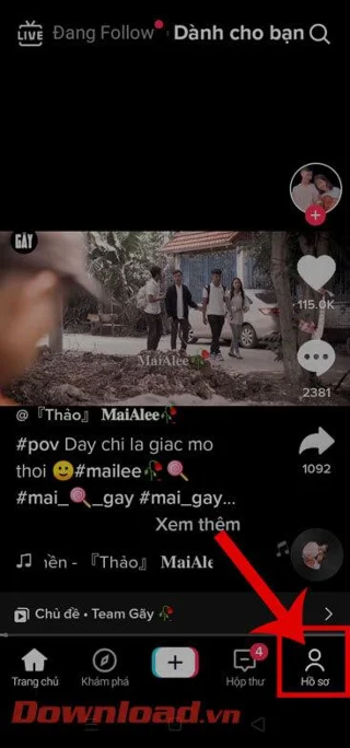 Petunjuk untuk mengunduh data akun di TikTok