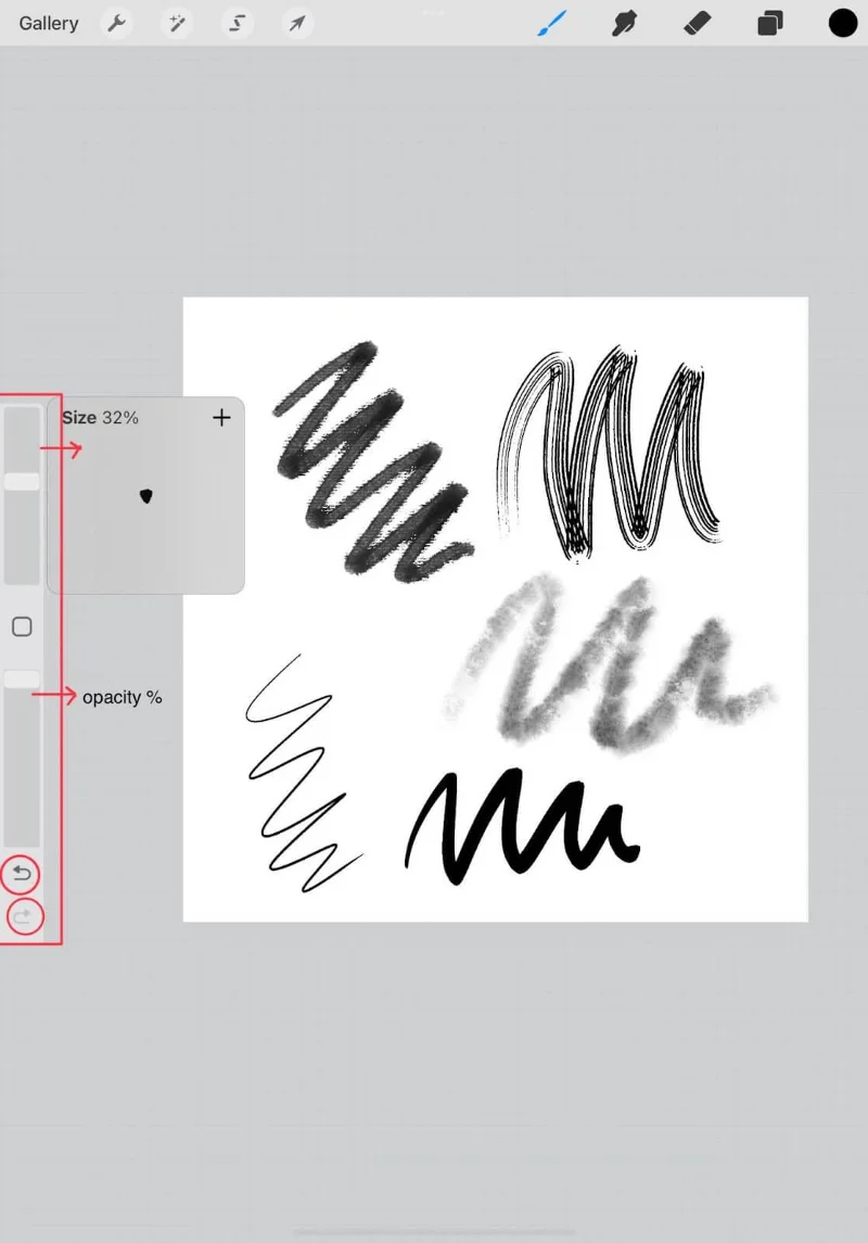 Instruções para usar o Procreate para iniciantes