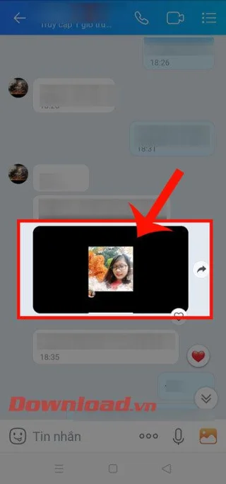 Petunjuk untuk mengunduh dan menyimpan video di Zalo di ponsel Anda