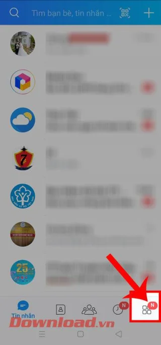 Petunjuk untuk memulihkan pesan yang dihapus di Zalo