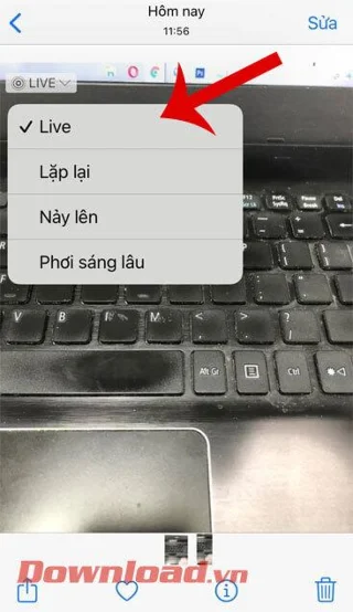 Instrucciones para cambiar los efectos de animación en iPhone