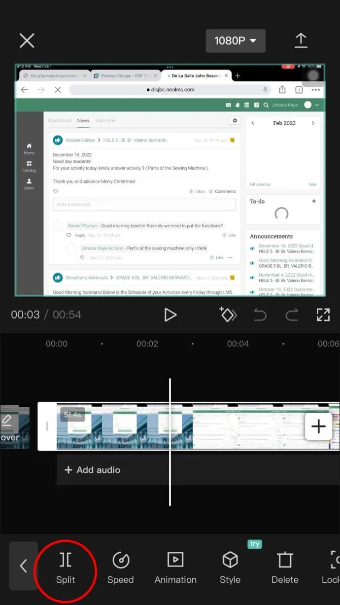 CapCut에서 분할을 제거하는 방법