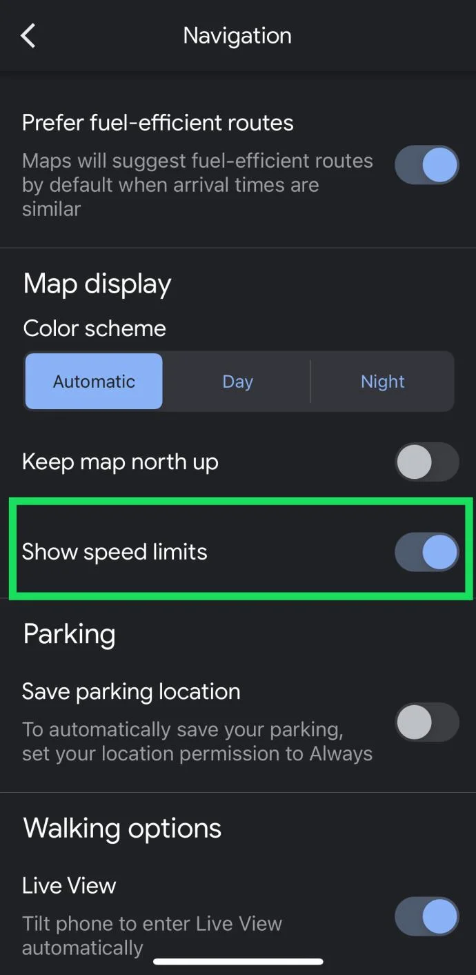 نحوه نمایش محدودیت سرعت در Google Maps