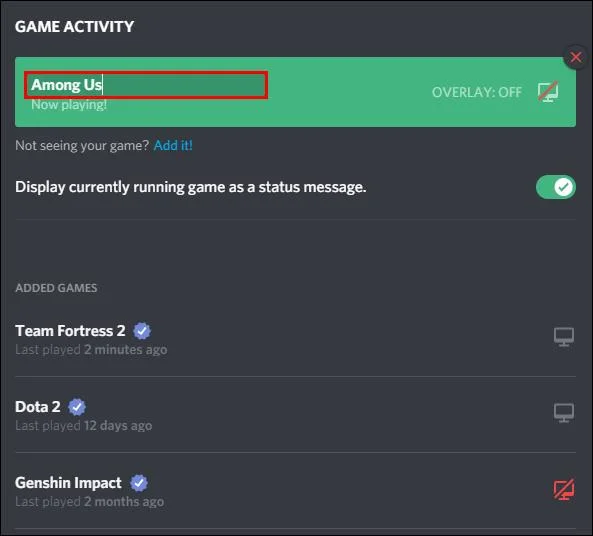 Cara Mengganti Nama Game Di Discord