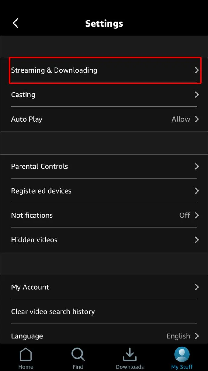 Come regolare la qualità video in Amazon Prime Video