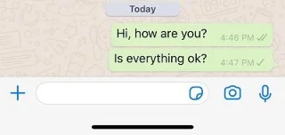 Waarom heeft mijn bericht maar één vinkje in WhatsApp?