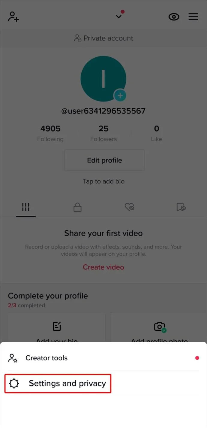 نحوه رفع مشکل پیام های TikTok