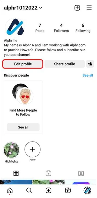 نحوه اضافه کردن ضمایر به اینستاگرام