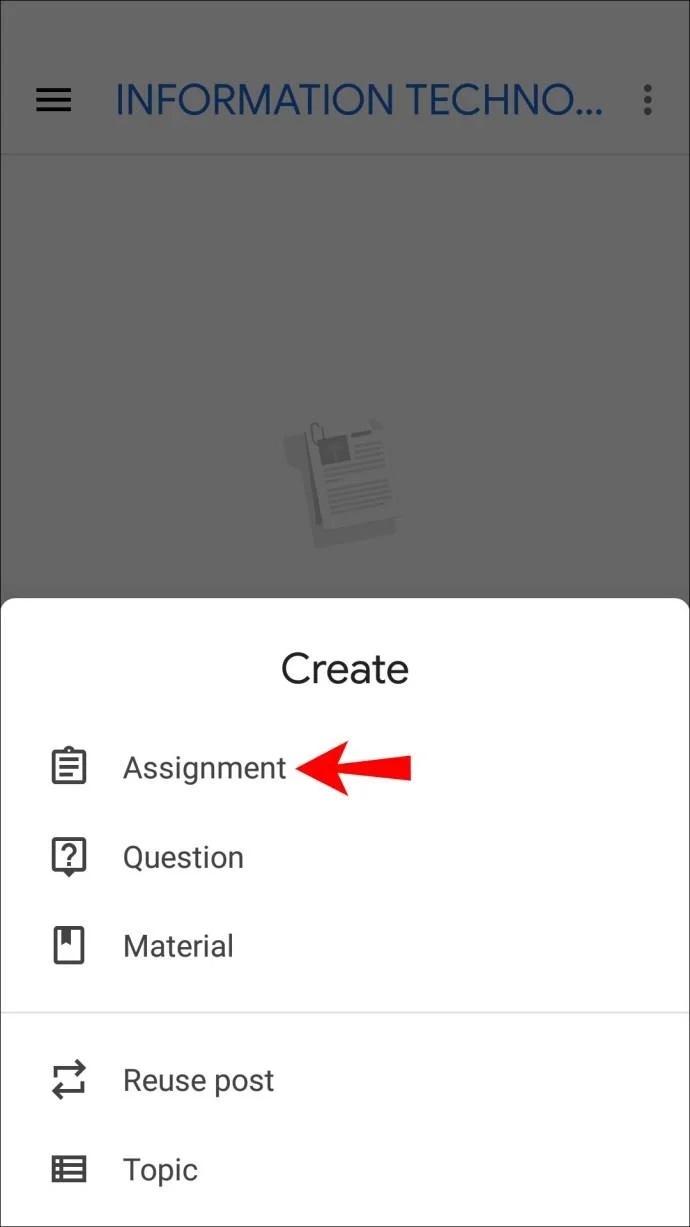 نحوه ایجاد یک تکلیف در Google Classroom