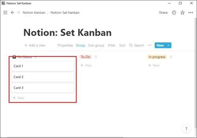 نحوه راه اندازی یک برد Kanban در Notion