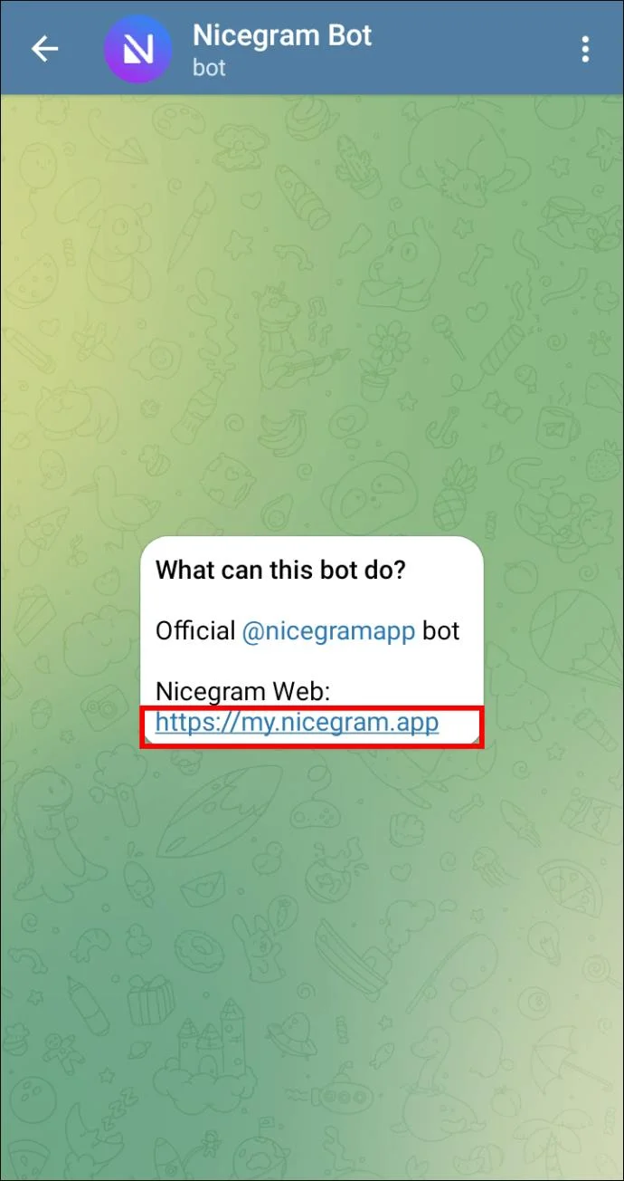 La correzione di questo canale non può essere visualizzata in Telegram