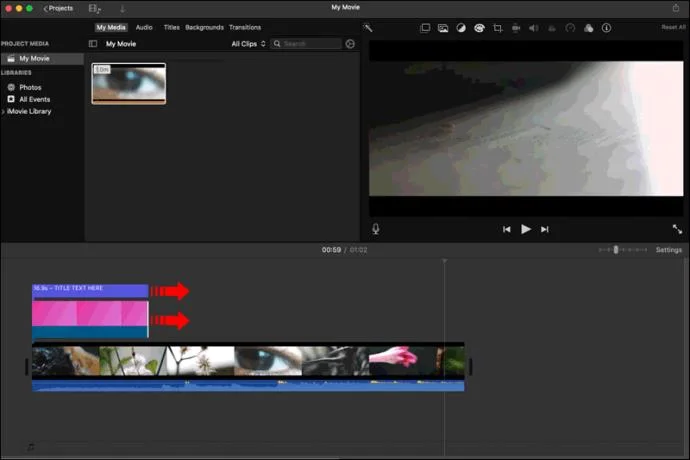 نحوه اضافه کردن متن به ویدیو در Imovie