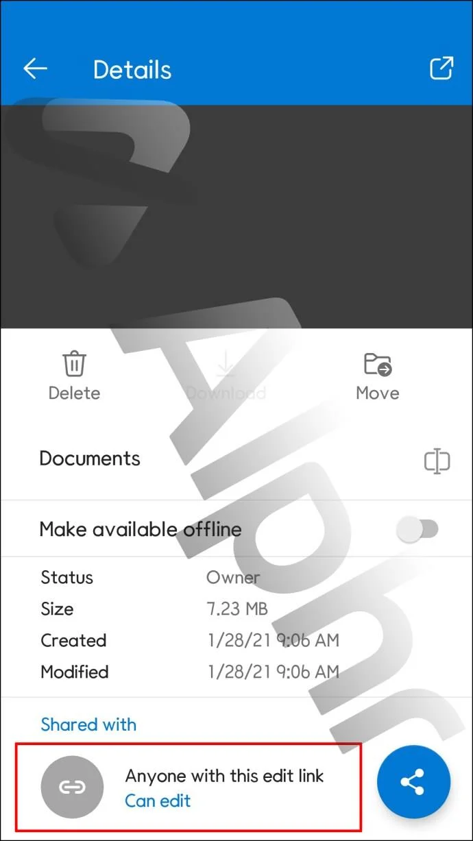 چگونه اشتراک گذاری فایل ها یا پوشه ها را در OneDrive متوقف کنیم