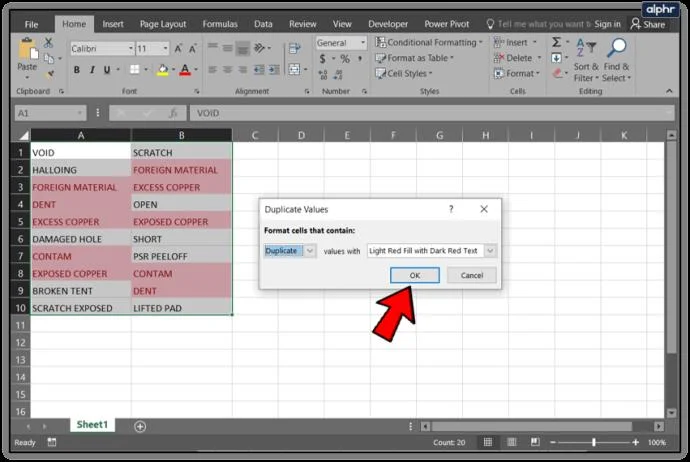 نحوه مقایسه ستون ها در Google Sheets
