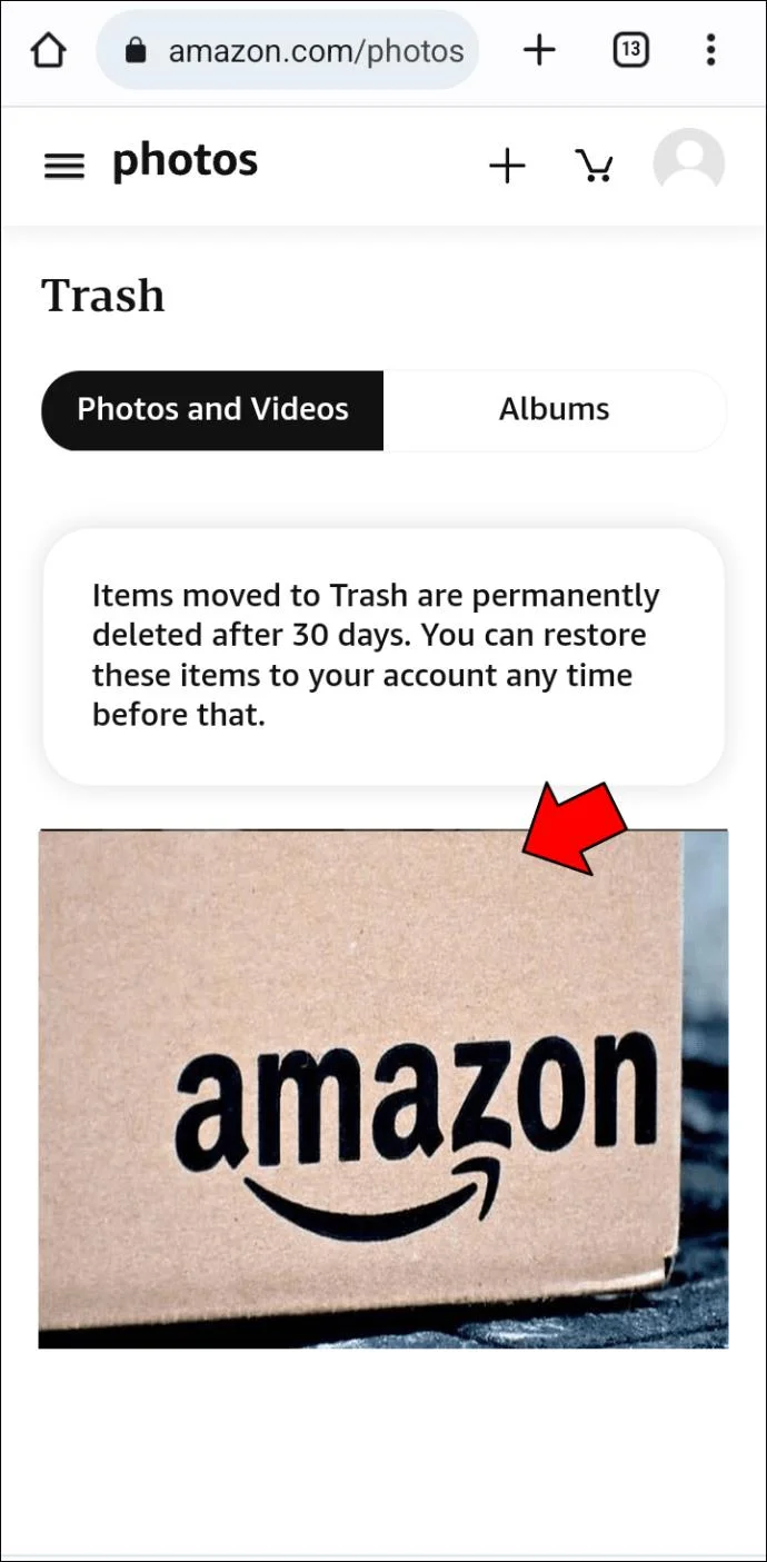 Cara Mengosongkan Sampah Di Foto Amazon