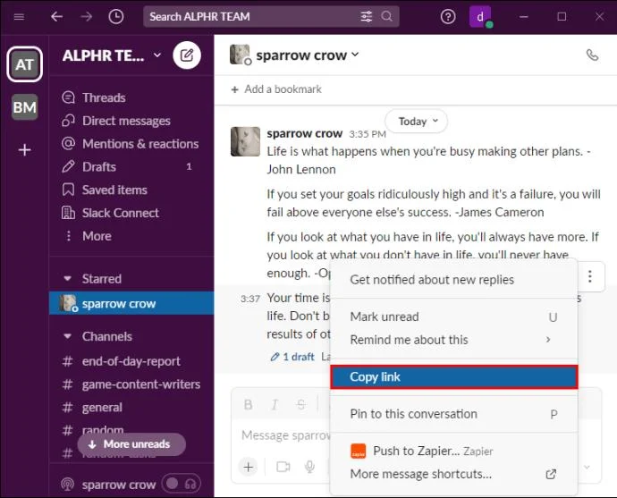 چگونه به یک پیام خاص در Slack پاسخ دهیم چگونه به یک پیام خاص در Slack پاسخ دهیم