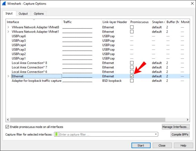 نحوه ثبت ترافیک HTTP در Wireshark