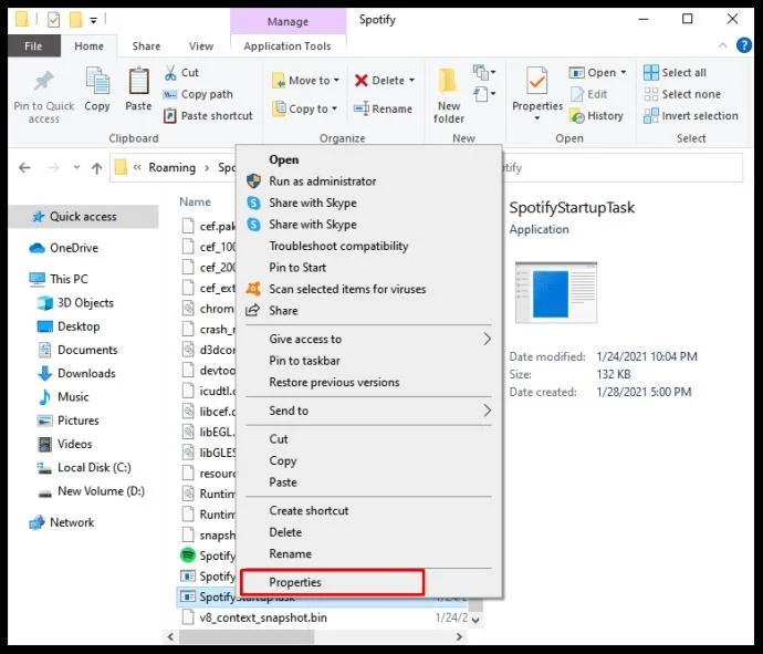 Como desativar a abertura do Spotify na inicialização do Windows 10