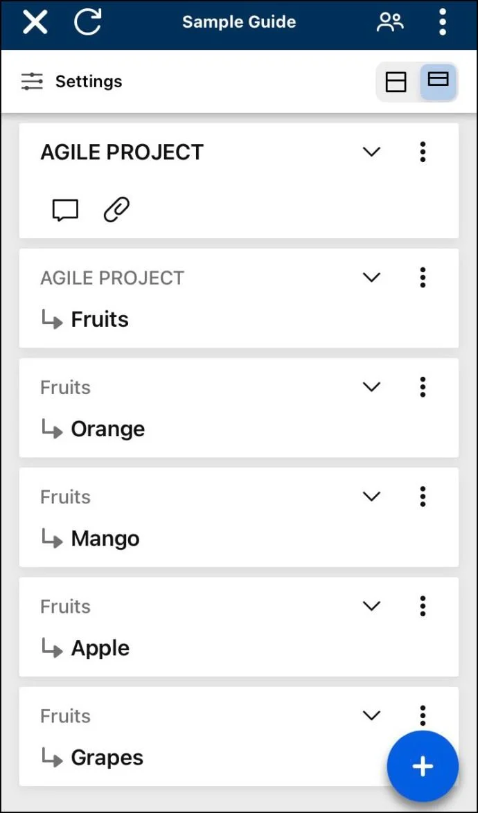 Come aggiungere una sottoattività in Smartsheet