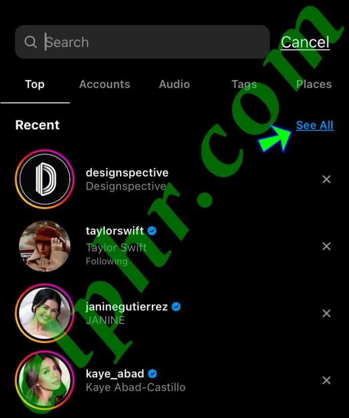 نحوه حذف پیشنهادات در اینستاگرام نحوه حذف پیشنهادات در اینستاگرام