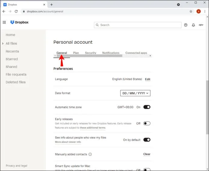 چگونه یک حساب Dropbox را حذف کنیم