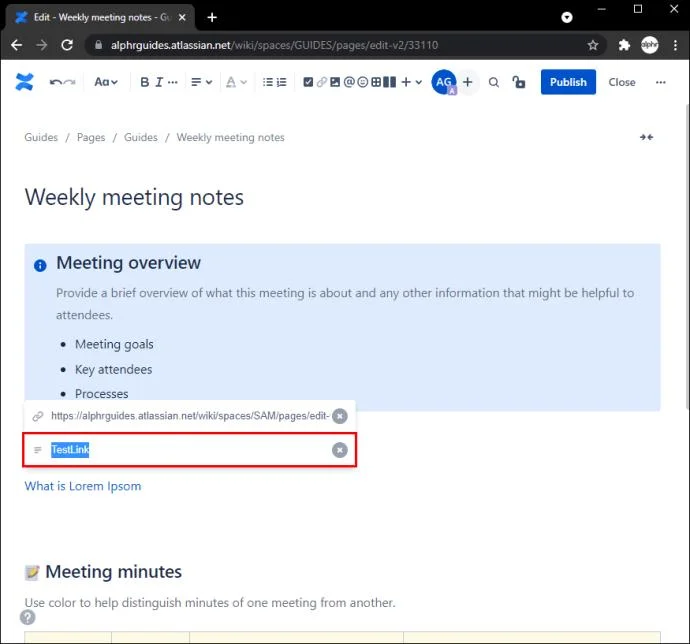 Cara Menautkan Ke Halaman Lain Dalam Confluence